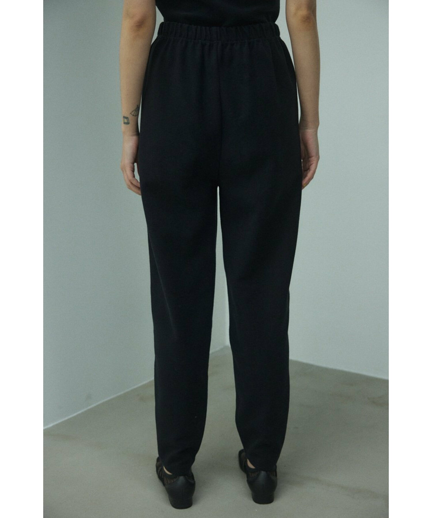 pile tapered pants